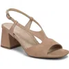 Vionic Raquel Block Heel Sandal In Brown