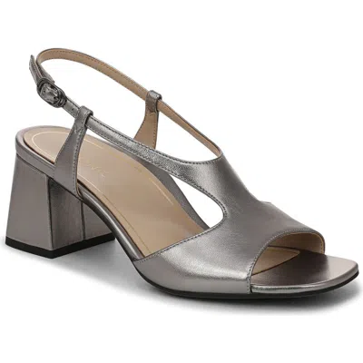 Vionic Raquel Block Heel Sandal In Silver
