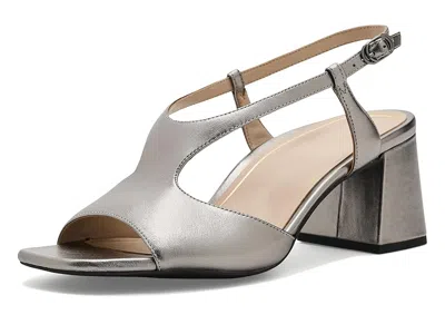 Vionic Raquel Women's Sandals Pewter Metallic Leather: 6.5 M In Gray