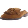 Vionic Reagan Womens Leather Slides Loafer Mule In Brown