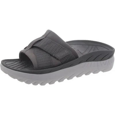 Vionic Rebound Womens Pool Slip On Slide Sandals In Pink