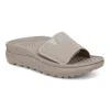 Vionic Rejuvenate All Gender Recovery Sandal In Brown
