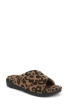 Vionic Relax Ii Plush Slide Sandal In Blue