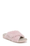 Vionic Relax Ii Plush Slide Sandal In Light Pink