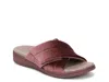 Vionic Relax Ii Plush Slide Sandal In Brown