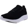 Vionic Remi Womens Suede Lifestyle Casual And Fashion Sneakers In Black