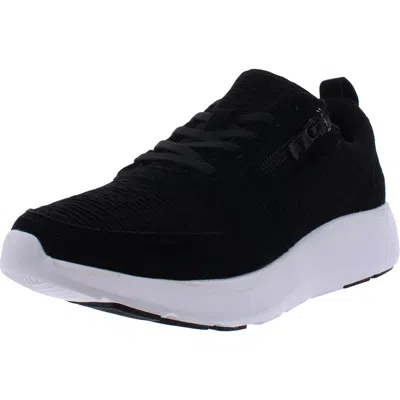 Vionic Remi Womens Suede Lifestyle Casual And Fashion Sneakers In Black