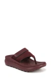 Vionic Restore Ii Flip Flop In Port Wine