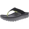 Vionic Restore Mens Slip On Thong Flip-flops In Black