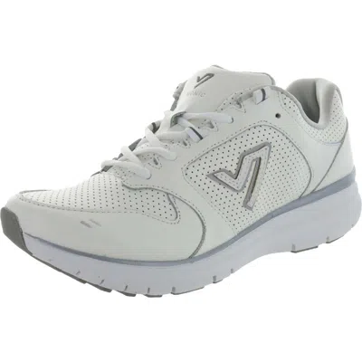 Vionic Revive Mens Leather Lifestyle Sneakers In White