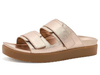 VIONIC RIVIERA WOMEN'S SANDALS BRONZE METALLIC LEATHER: 9 M