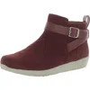 Vionic Romy Womens Suede Round Toe Ankle Boots In Multi
