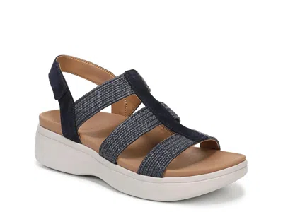 Vionic Sabrina Wedge Sandal In Gray