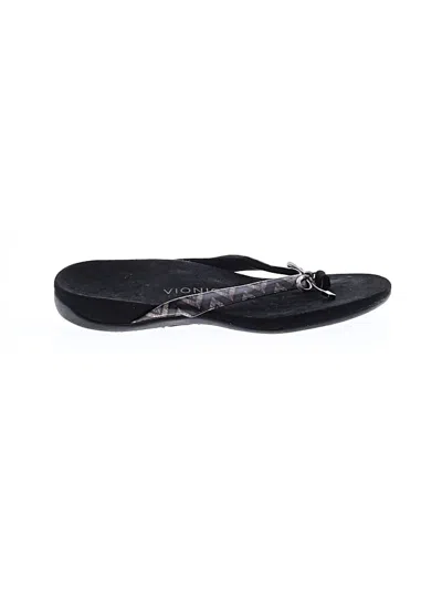 Pre-owned Vionic Sandals In Black
