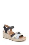 Vionic Saratoga Wedge Espadrille Sandal In Multi