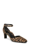Vionic Scarlett Ankle Strap Pump In Animal Print
