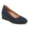Vionic Sereno Wedge Pump In Blue
