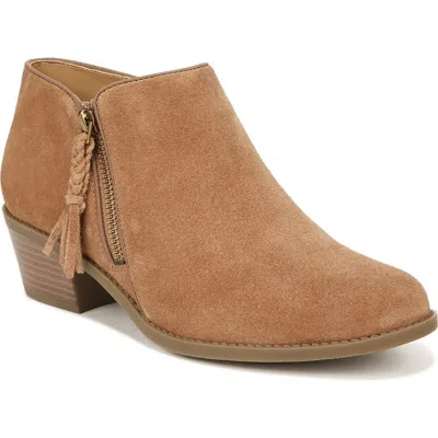 Vionic Shyanne Bootie In Toffee Brown Suede