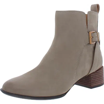 Vionic Sienna Womens Nubuck Embellished Ankle Boots In Multi