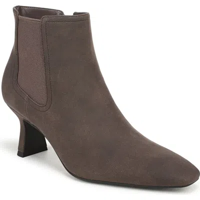Vionic Sloan Faux Leather Bootie In Brown