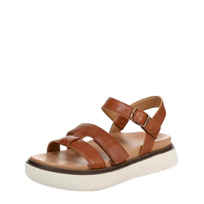 Vionic Solana Slingback Sandals Tan / White J4525l1200 Women's In Brown