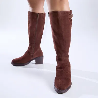 Vionic Sonora Knee High Boot In Brown