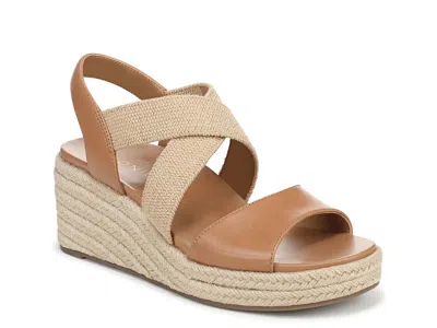 Vionic Soren Espadrille Wedge Sandal In Brown