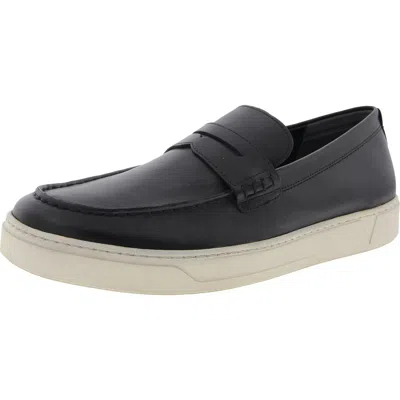 Vionic Thompson Mens Leather Slip On Oxfords In Multi
