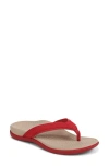 Vionic Tide 2.0 Flip Flop In Red