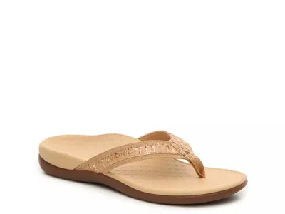 Vionic Tide Ii Flip Flop In Brown