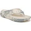 Vionic Tide Rx Flip Flop In Cream/vintage Blue
