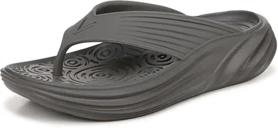 Vionic Tide Rx In Charcoal In Pink