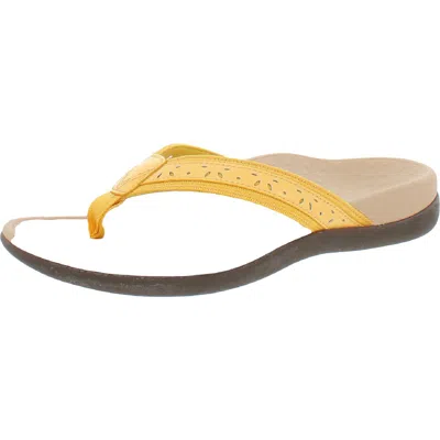 Vionic Tide Womens Flat Thong Sandals In Multi