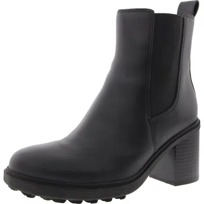 Vionic Truckee Womens Zipper Chelsea Boots In Black