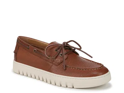 Vionic Uptown Boat Shoe In Brown