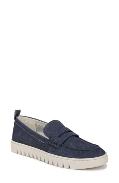 Vionic Uptown Hybrid Penny Loafer In Dark Denim