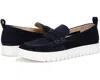 Vionic Uptown I6609l1403 Loafer Women's Us 7 Navy Suede Casual Shoes Zpo2083 In Blue