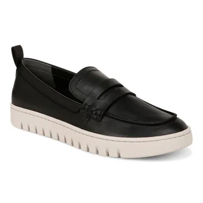 VIONIC UPTOWN I6609L2002 LOAFER WOMEN'S BLACK LEATHER SLIP ON SHOES VER036