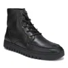 Vionic Uptown Jackson Lace Up Boot In Black