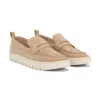 Vionic Uptown Loafers In Sand Suede