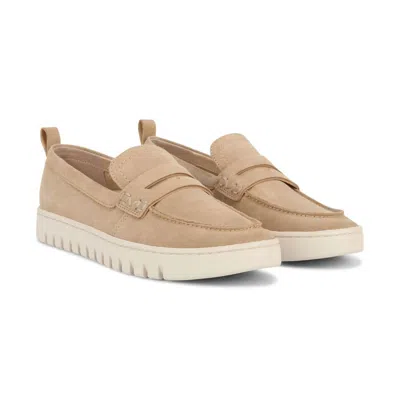 Vionic Uptown Loafers In Sand Suede