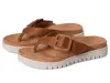 Vionic Uptown Marin Toe Post Sandal In Brown