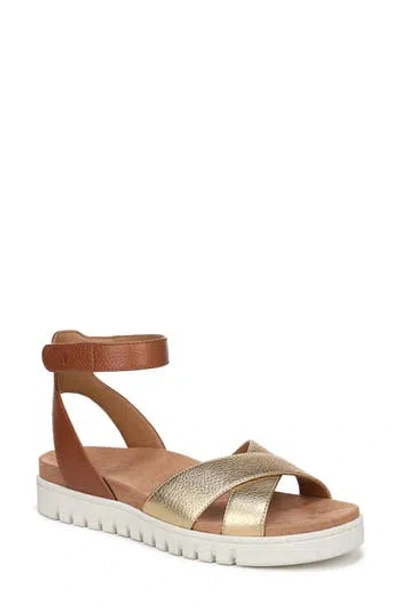 Vionic Uptown Merced Platform Sandal In Brown