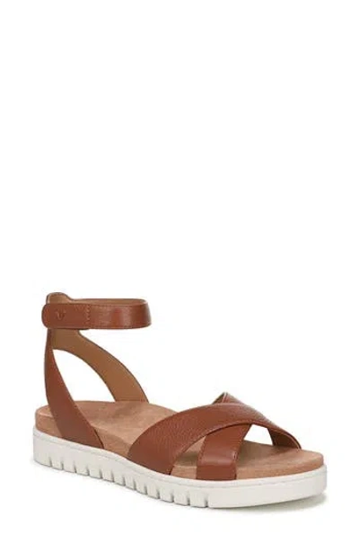 Vionic Uptown Merced Platform Sandal In Brown