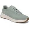 Vionic Uptown Metallic Suede Sneaker In Blue