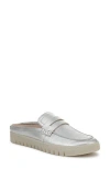 Vionic Uptown Penny Loafer Mule In Silver