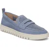 Vionic Uptown Perf Penny Loafer In Blue