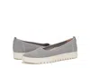 Vionic Uptown Knit Skimmer Flat In Gray