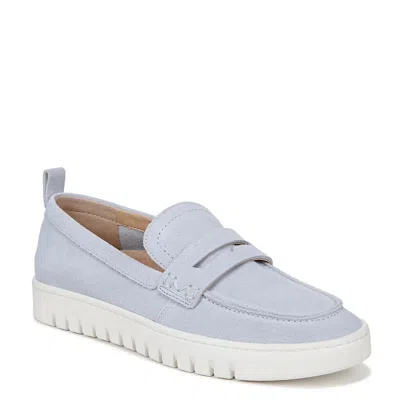 Vionic Uptown Slip-on I6609l1-402 Women's Us 9 Blue Suede Comfort Loafers Vda323
