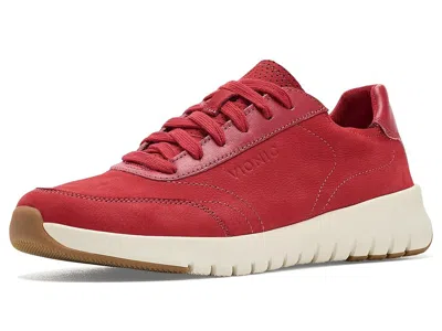 Vionic Uptown Sneakers Women's Shoes Varsity Red Suede/leather: 8.5 M